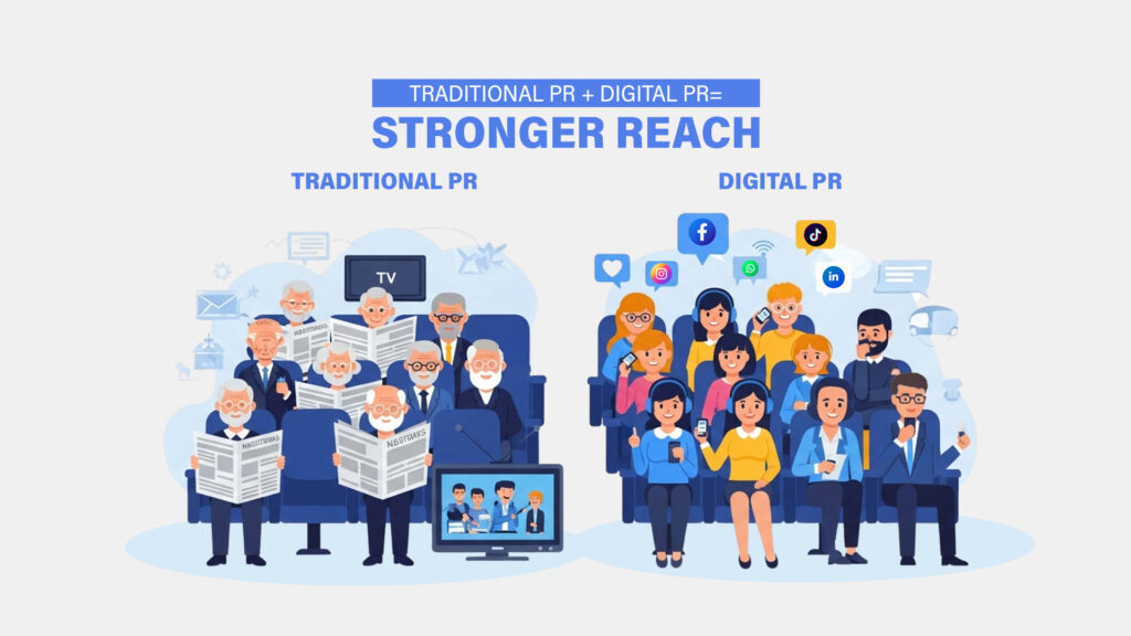 Traditional PR and Digital PR