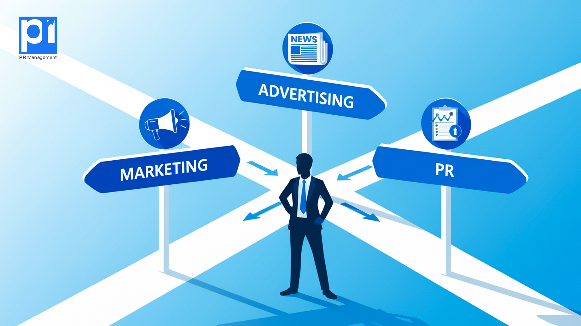 Marketing vs Advertising vs PR